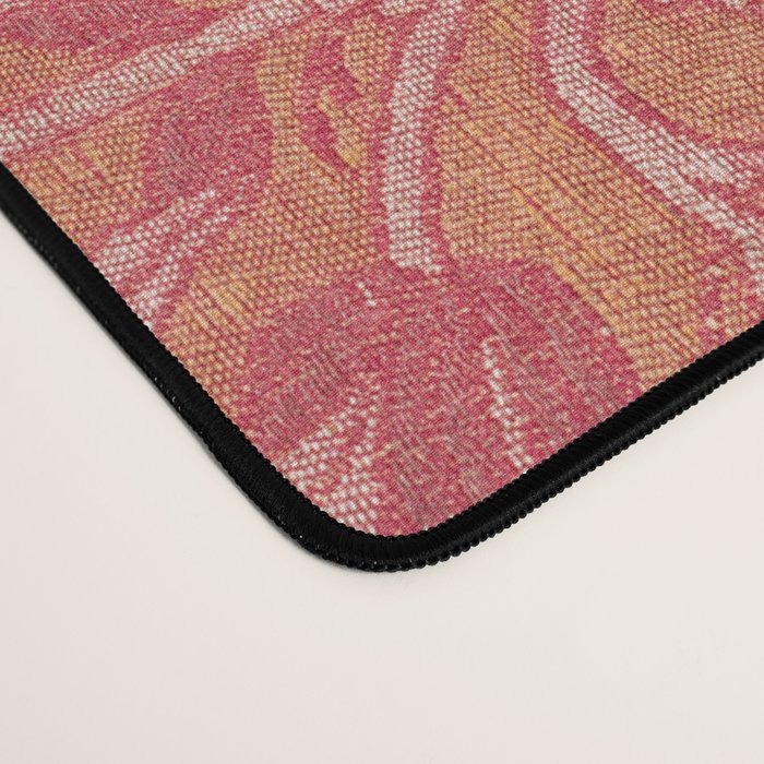 Vintage Pink Floral Desk Mat Gallery Image 4