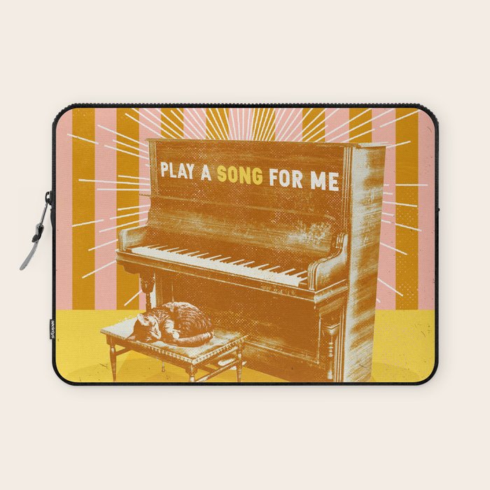 PLAY A SONG FOR ME Laptop Sleeve Gallery Image 1