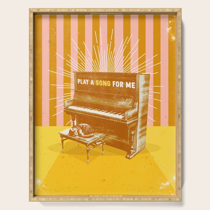 PLAY A SONG FOR ME Serving Tray Gallery Image 1