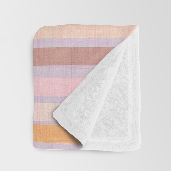 Pastello Stripes Throw Blanket Gallery Image 3