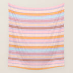 Pastello Stripes Wall Tapestry Gallery Image 4