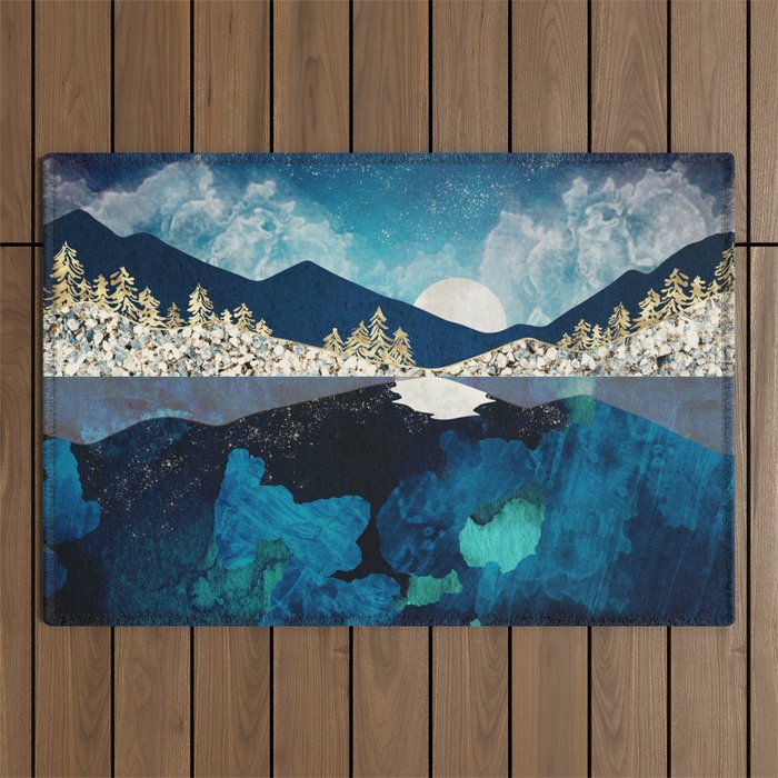 Midnight Water Outdoor Rug Gallery Image 1