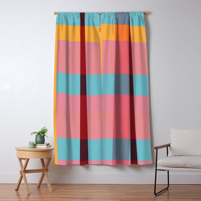 geometric abstract 263 Window Curtain Gallery Image 5