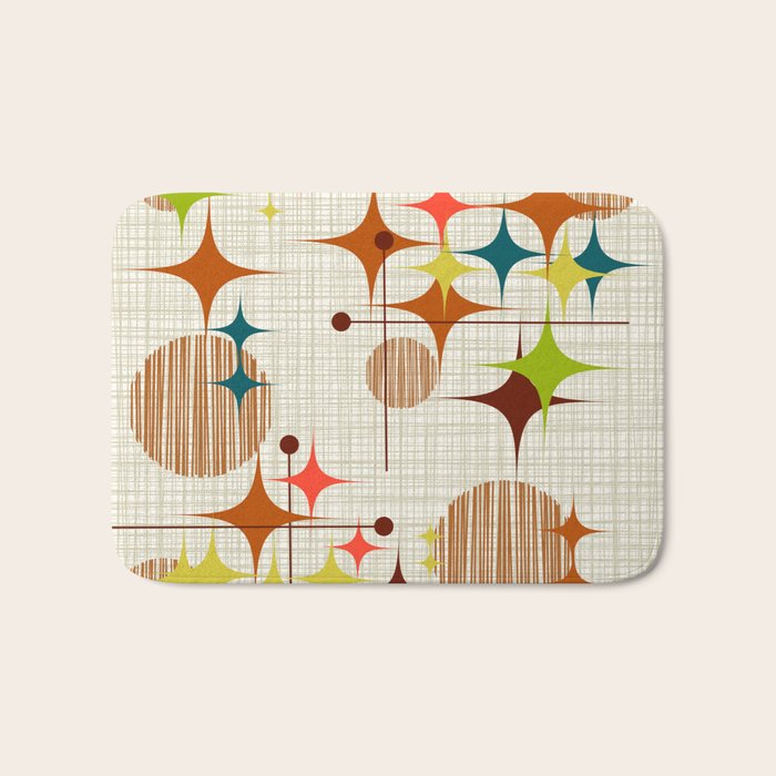 Starbursts and Globes 4 Bath Mat Gallery Image 1