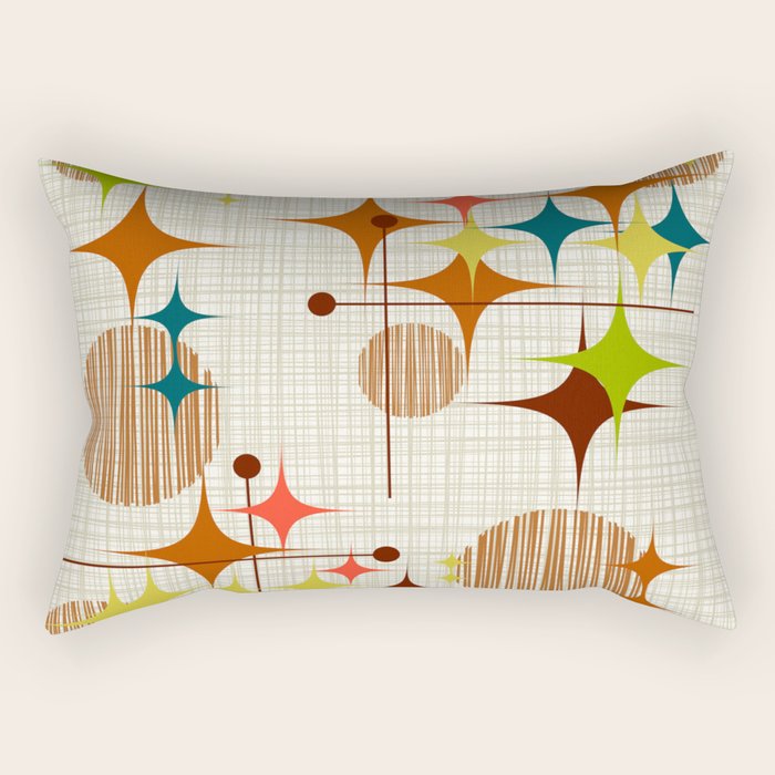 Starbursts and Globes 4 Rectangular Pillow Gallery Image 1