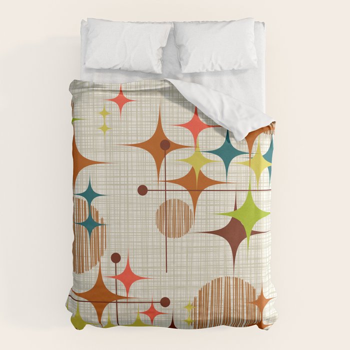 Starbursts and Globes 4 Duvet Cover Gallery Image 1