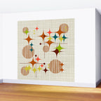 Starbursts and Globes 4 Wall Mural Gallery Image 2