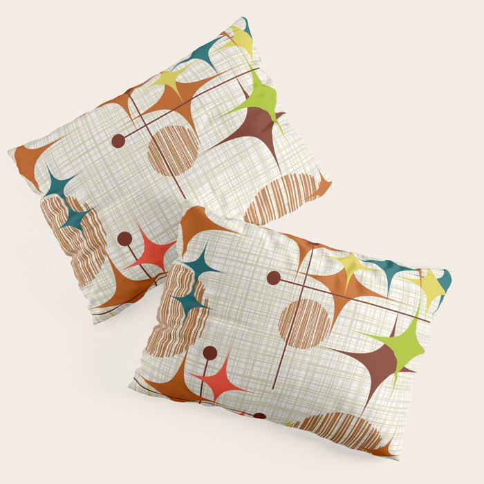Starbursts and Globes 4 Pillow Sham Gallery Image 1