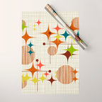 Starbursts and Globes 4 Wrapping Paper Gallery Image 1