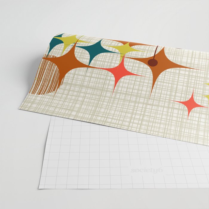 Starbursts and Globes 4 Wrapping Paper Gallery Image 2