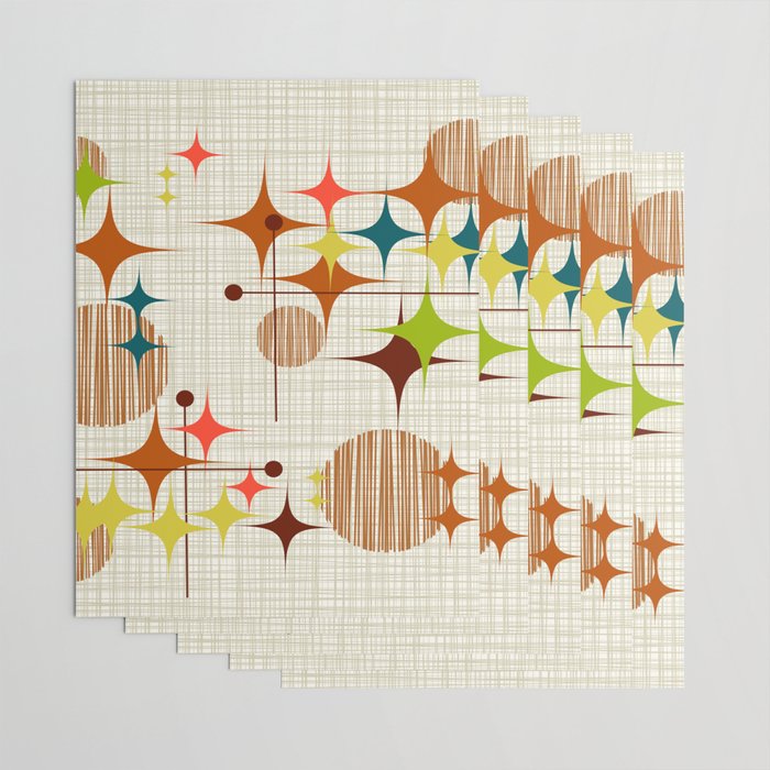 Starbursts and Globes 4 Wrapping Paper Gallery Image 3