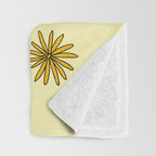 groovy skate hang 10 // tony alva style // surfy birdy art Throw Blanket Gallery Image 3