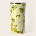 groovy skate hang 10 // tony alva style // surfy birdy art Travel Mug Gallery Image 1