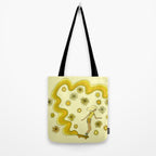 groovy skate hang 10 // tony alva style // surfy birdy art Tote Bag Gallery Image 2