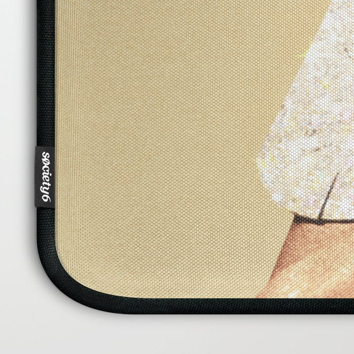 These Boots - Glitter Yellow & Tan Laptop Sleeve Gallery Image 3