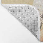 These Boots - Glitter Yellow & Tan Bath Mat Gallery Image 2
