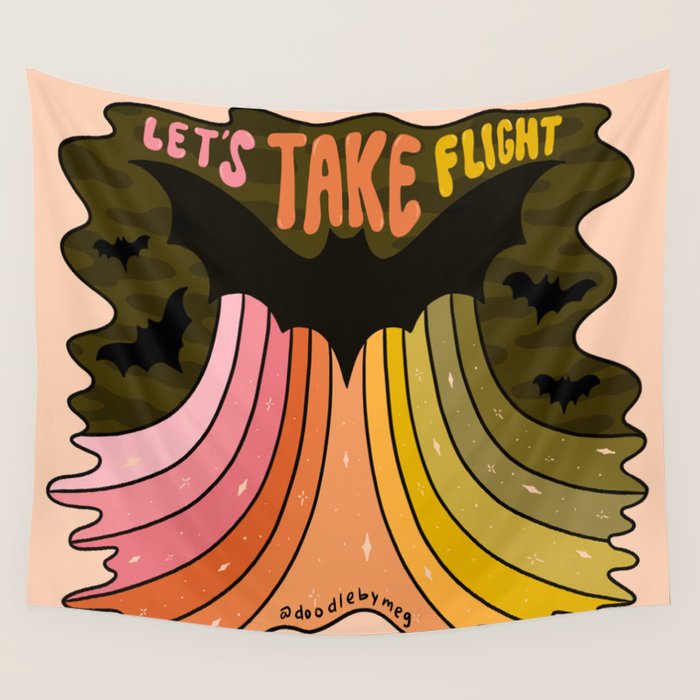 Let's Take Flight Wall Tapestry Gallery Image 4
