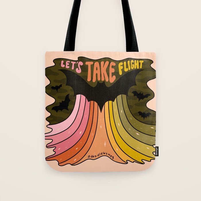 Let's Take Flight Tote Bag Gallery Image 1