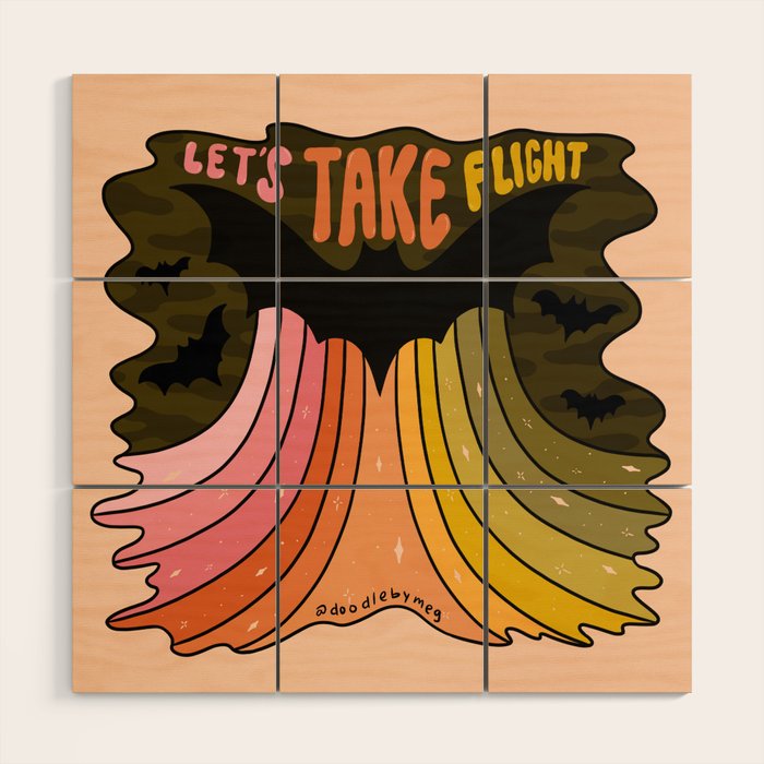 Let's Take Flight Wood Wall Art Gallery Image 1