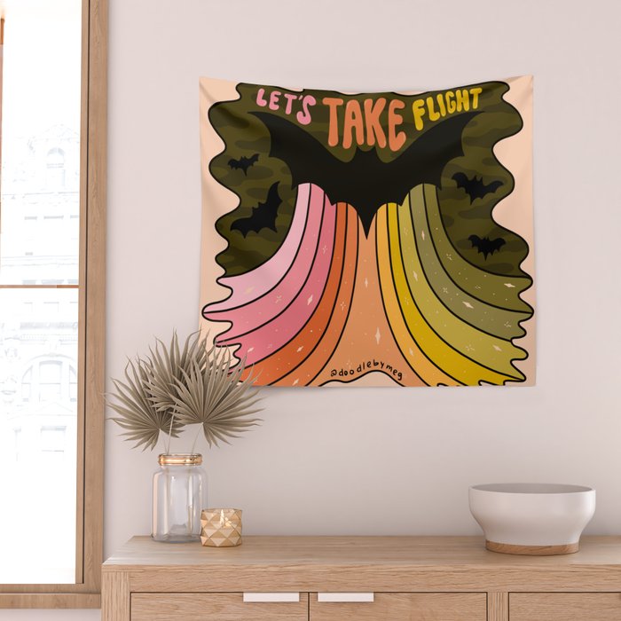 Let's Take Flight Wall Tapestry Gallery Image 2