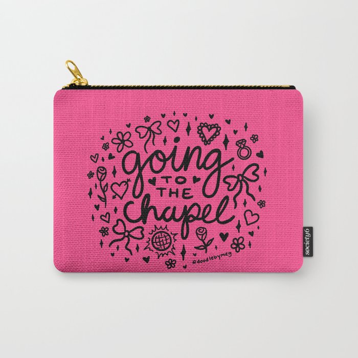 Going to the Chapel in Black Carry All Pouch Gallery Image 1