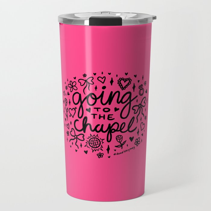 Going to the Chapel in Black Travel Mug Gallery Image 1