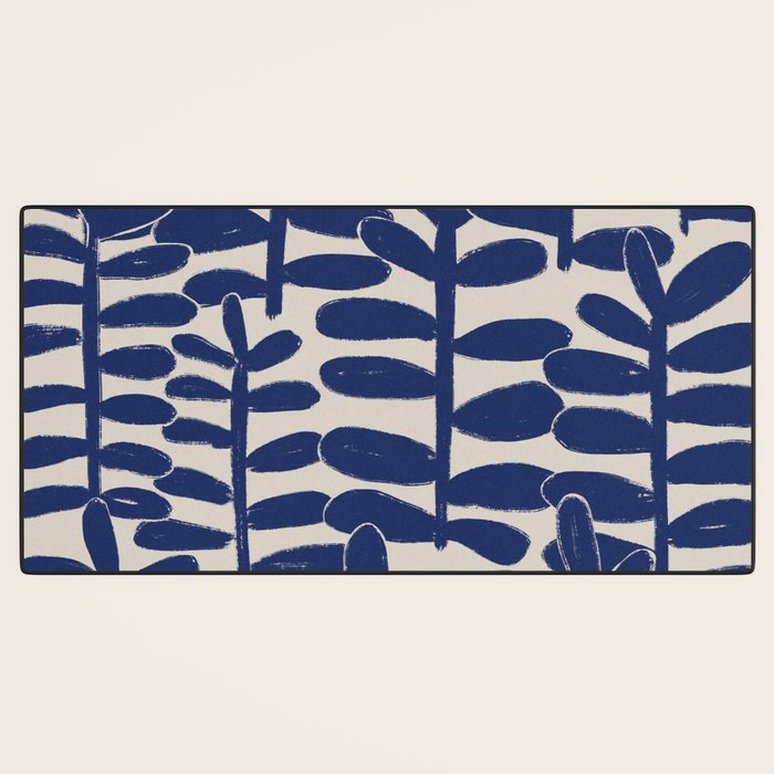 Blue Plants Desk Mat Gallery Image 3