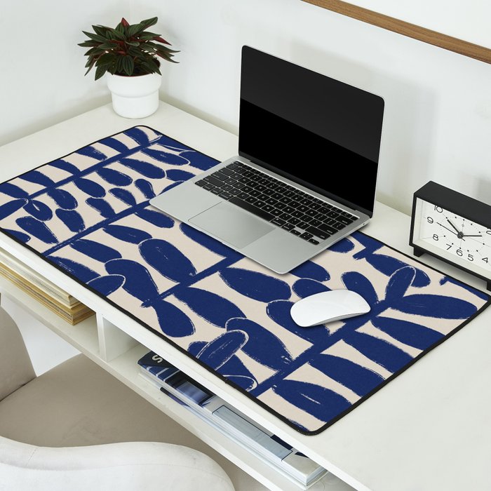 Blue Plants Desk Mat Gallery Image 2