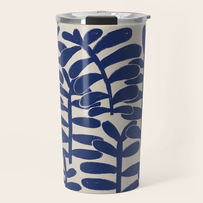 Blue Plants Travel Mug Gallery Image 1