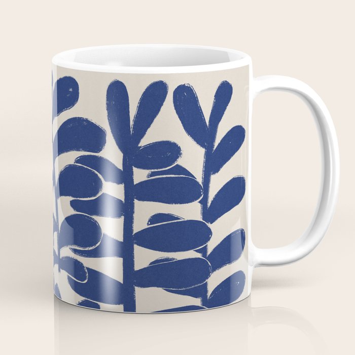 Blue Plants Coffee Mug Gallery Image 1