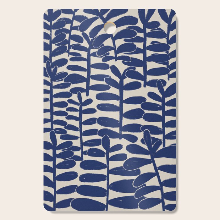 Blue Plants Cutting Board Gallery Image 1