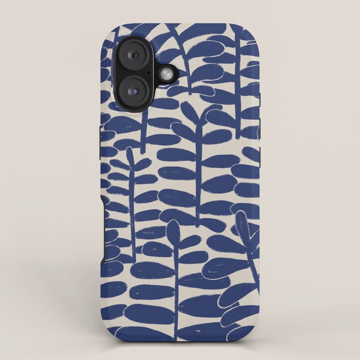 Blue Plants iPhone Case Gallery Image 1