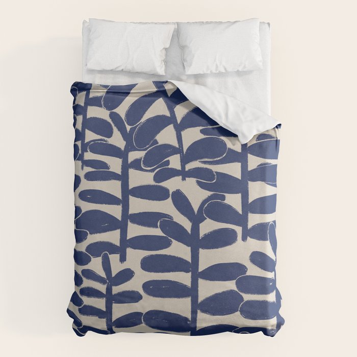 Blue Plants Duvet Cover Gallery Image 1