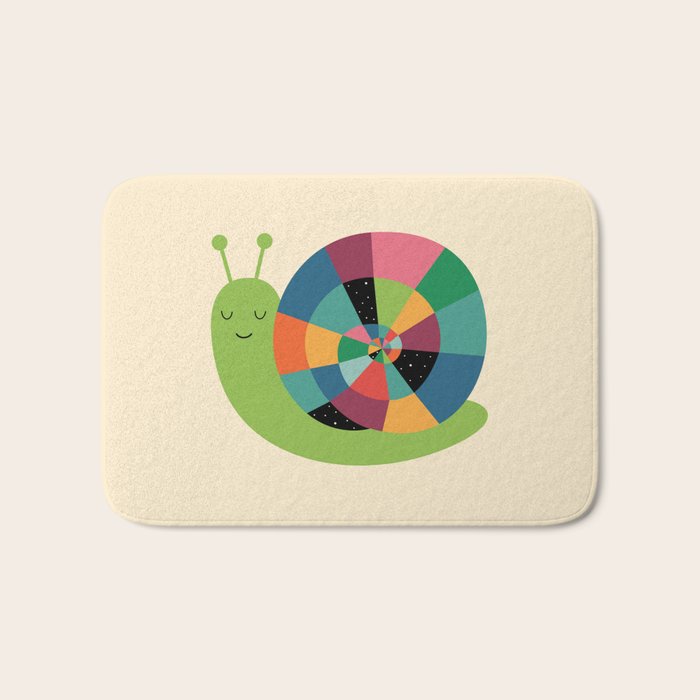 Snail Time Bath Mat Gallery Image 1