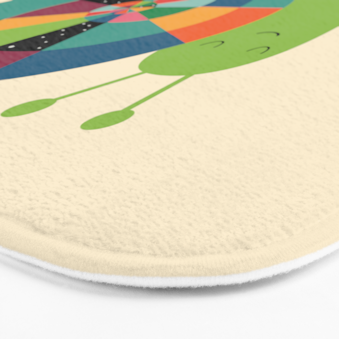 Snail Time Bath Mat Gallery Image 3