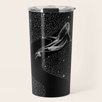 Starry Orca (Black Version) Travel Mug Gallery Image 1
