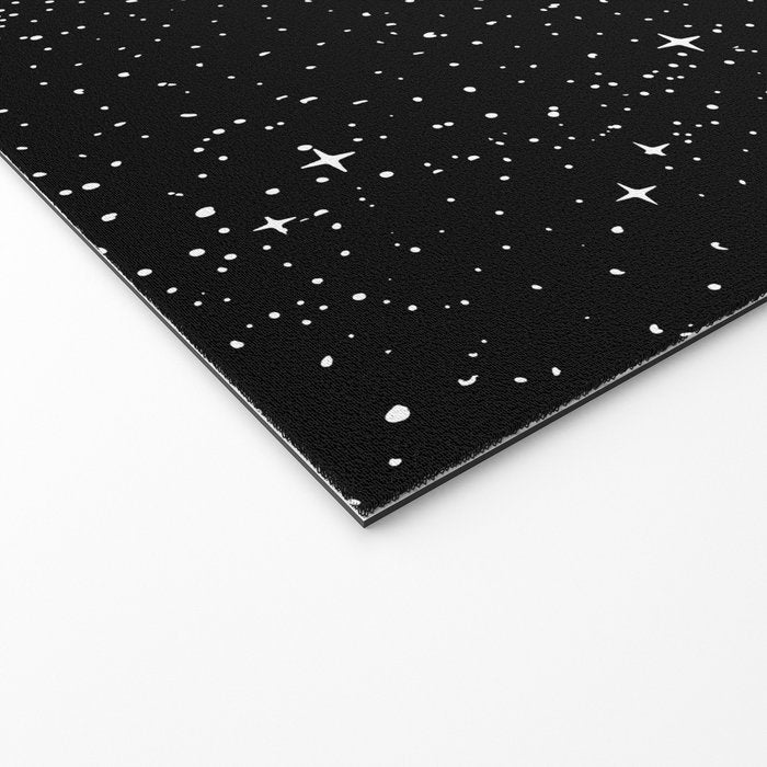 Starry Orca (Black Version) Welcome Mat Gallery Image 2