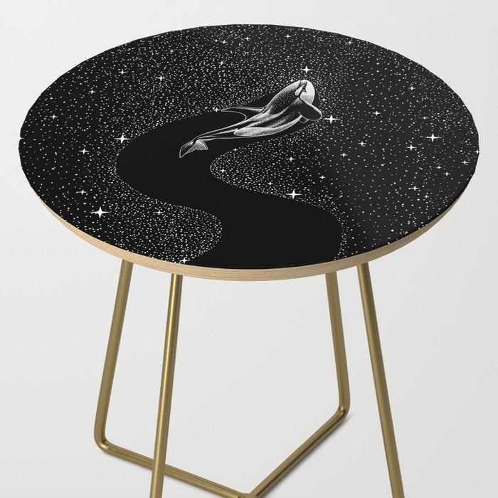 Starry Orca (Black Version) Side Table Gallery Image 2