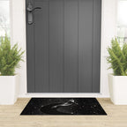 Starry Orca (Black Version) Welcome Mat Gallery Image 3