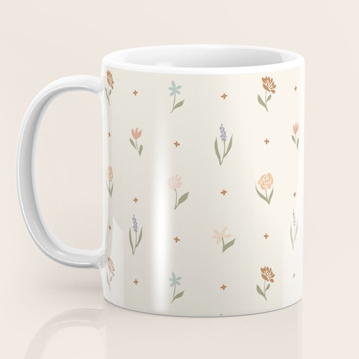 Folk Wildflowers Coffee Mug Gallery Image 3