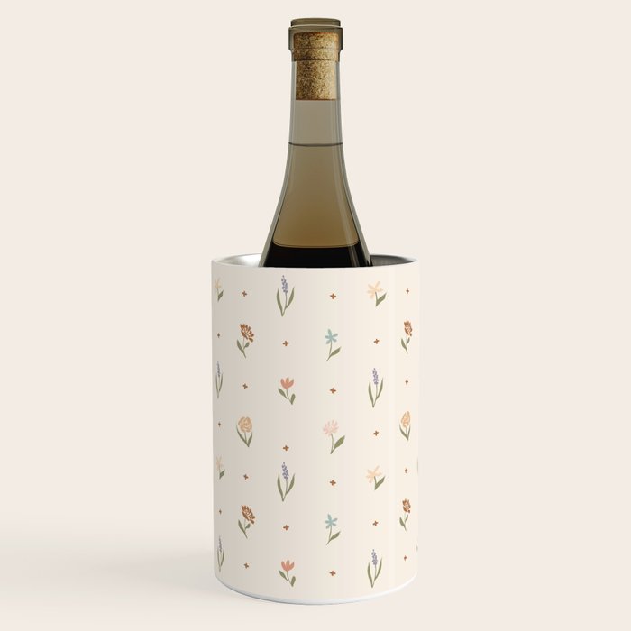 Folk Wildflowers Wine Chiller Gallery Image 1
