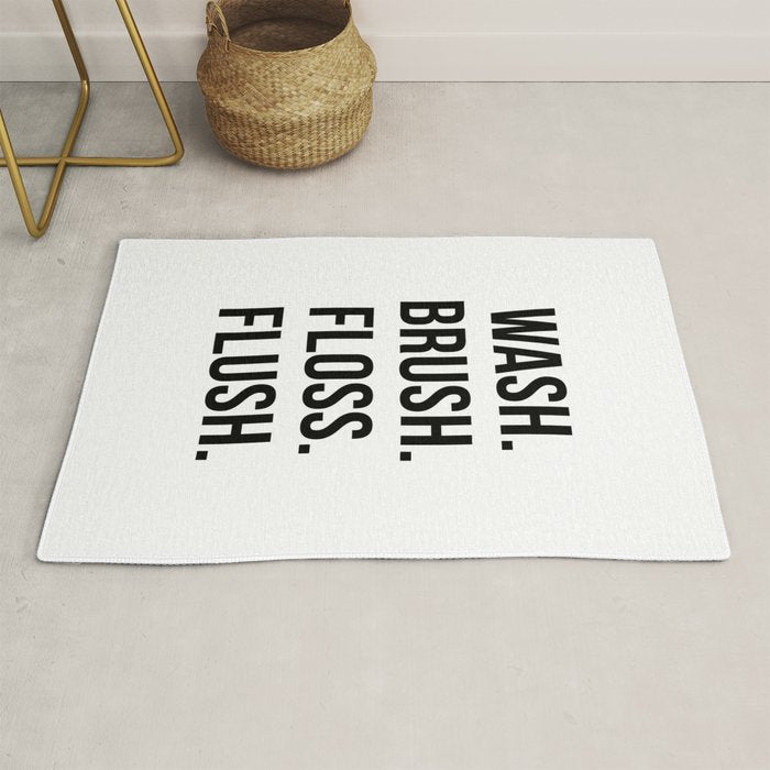 Wash Brush Floss Flush Rug Gallery Image 1
