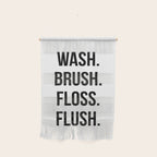 Wash Brush Floss Flush Wall Hanging Gallery Image 1