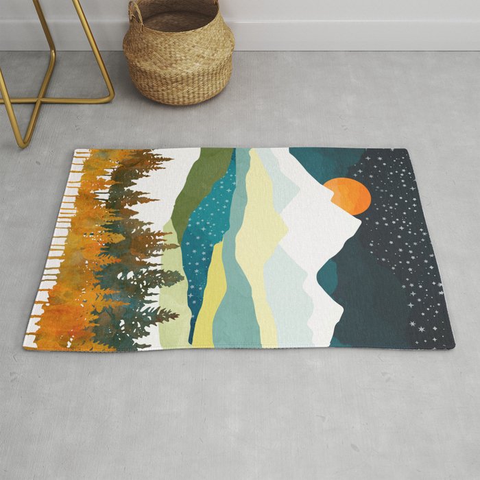 Winters Night Rug Gallery Image 1