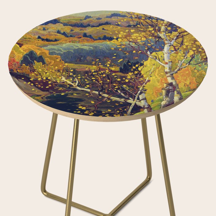 Franklin Carmichael Canadian artist Art Nouveau Post-Impressionism October Gold Side Table Gallery Image 2