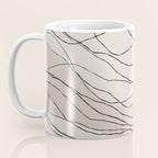 Calm serene line art nordic mountain decor Coffee Mug Gallery Image 3