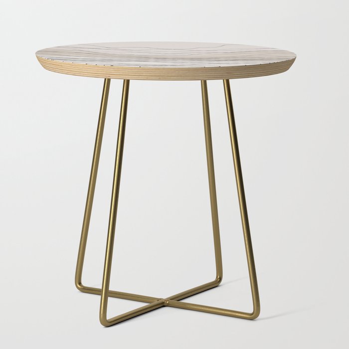 Calm serene line art nordic mountain decor Side Table Gallery Image 1