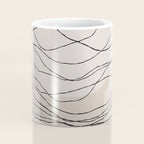 Calm serene line art nordic mountain decor Coffee Mug Gallery Image 4