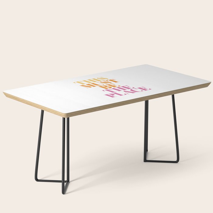 This Must Be The Place Coffee Table Gallery Image 1