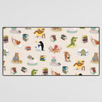 Animal Readers Desk Mat Gallery Image 3